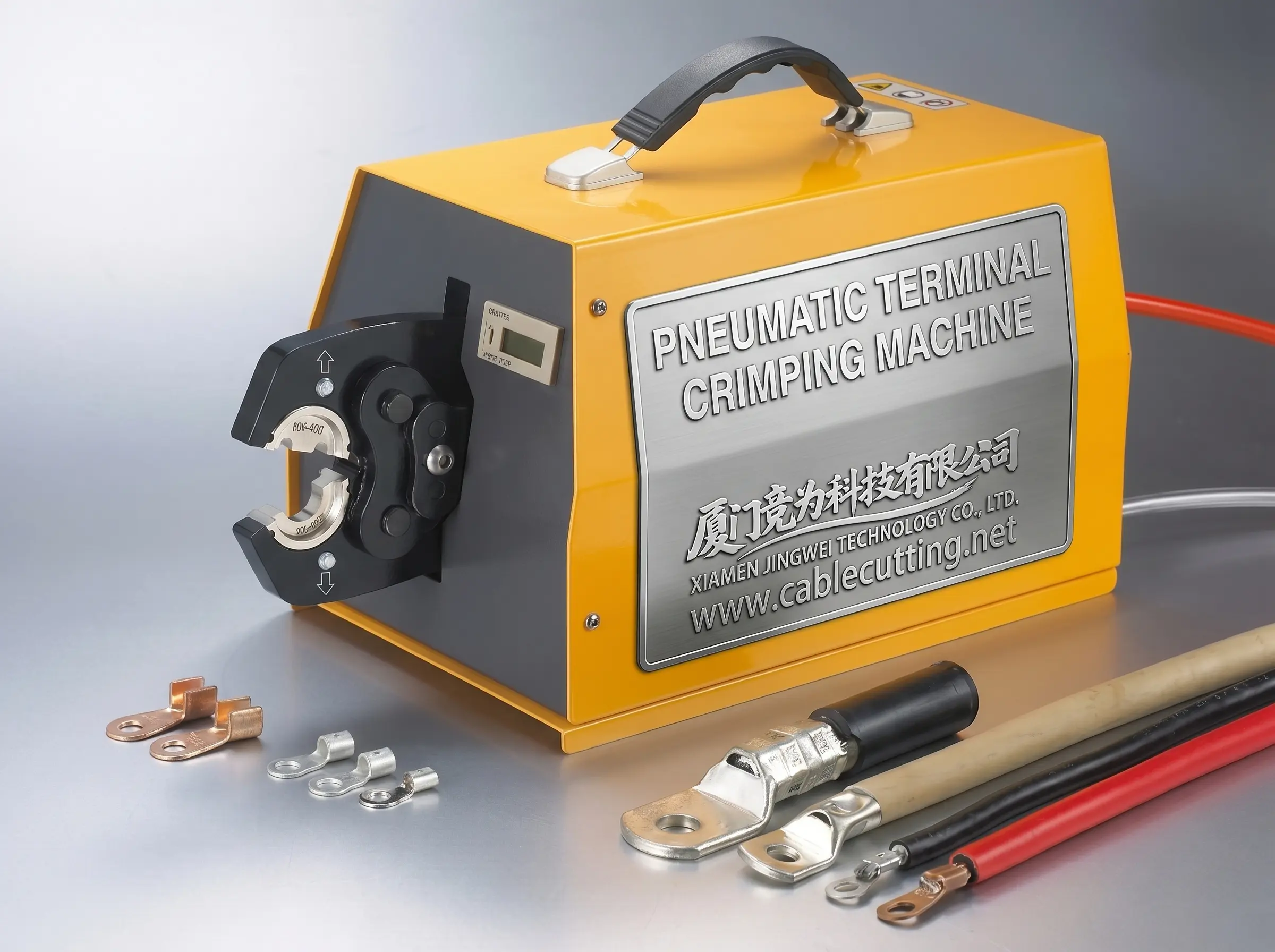 Pneumatisk terminalkrympmaskin WPM-300L – Precisionsverktyg för kabelbearbetning