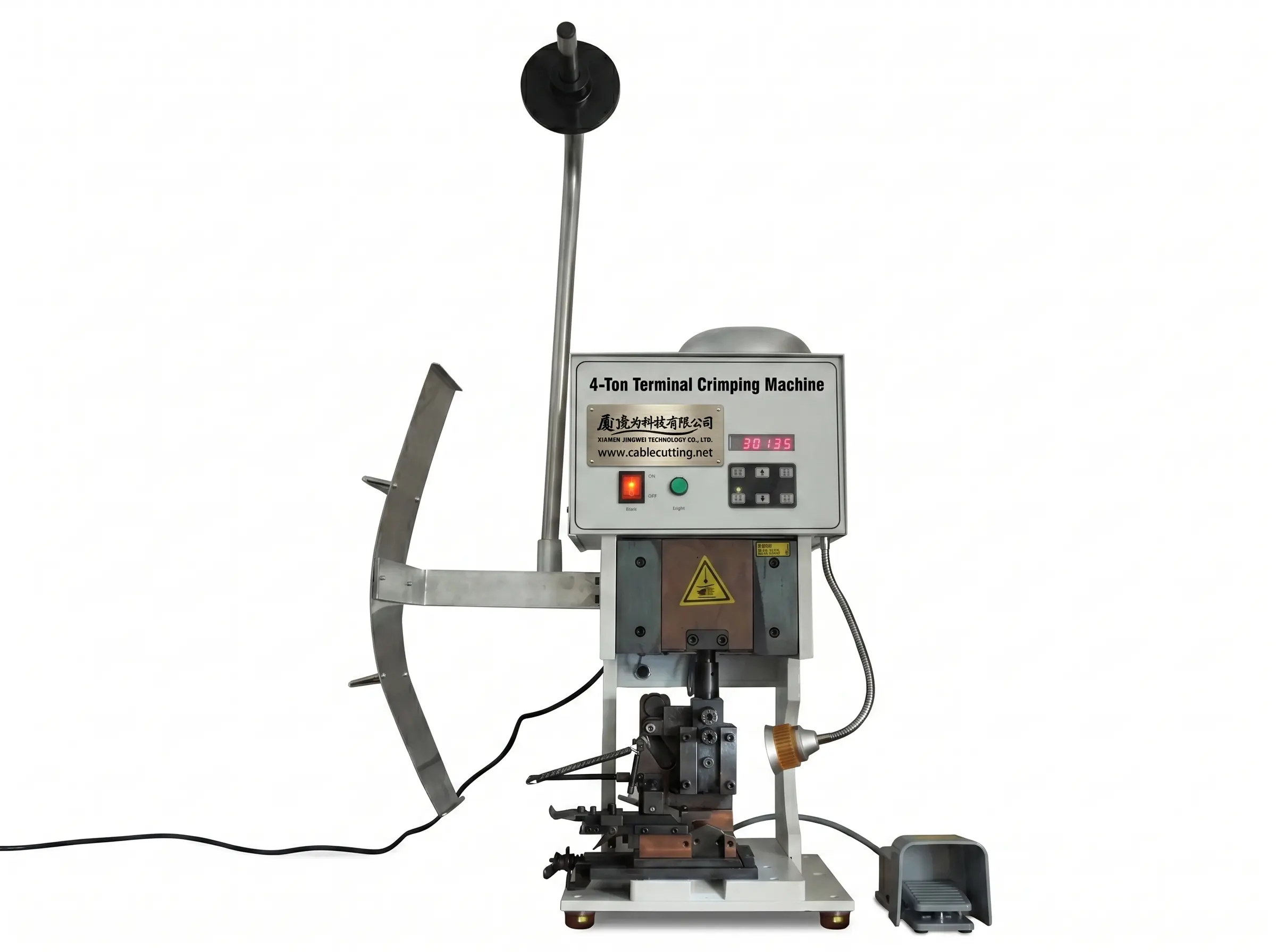 Effektiv halvautomatisk terminalcrimpmaskin WPM-4000S – JINGWEI