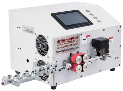 Automatisk 25mm² Trådskärnings-, Avskalnings- och Böjmaskin WPM-25ZWJ