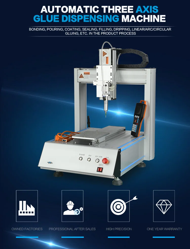  Universell automatisk silikon-/epoxiharts-/UV-limdispenseringsmaskin, epoxihartsdoseringsmaskin, limdoseringsautomat, silikondoseringsmaskin 