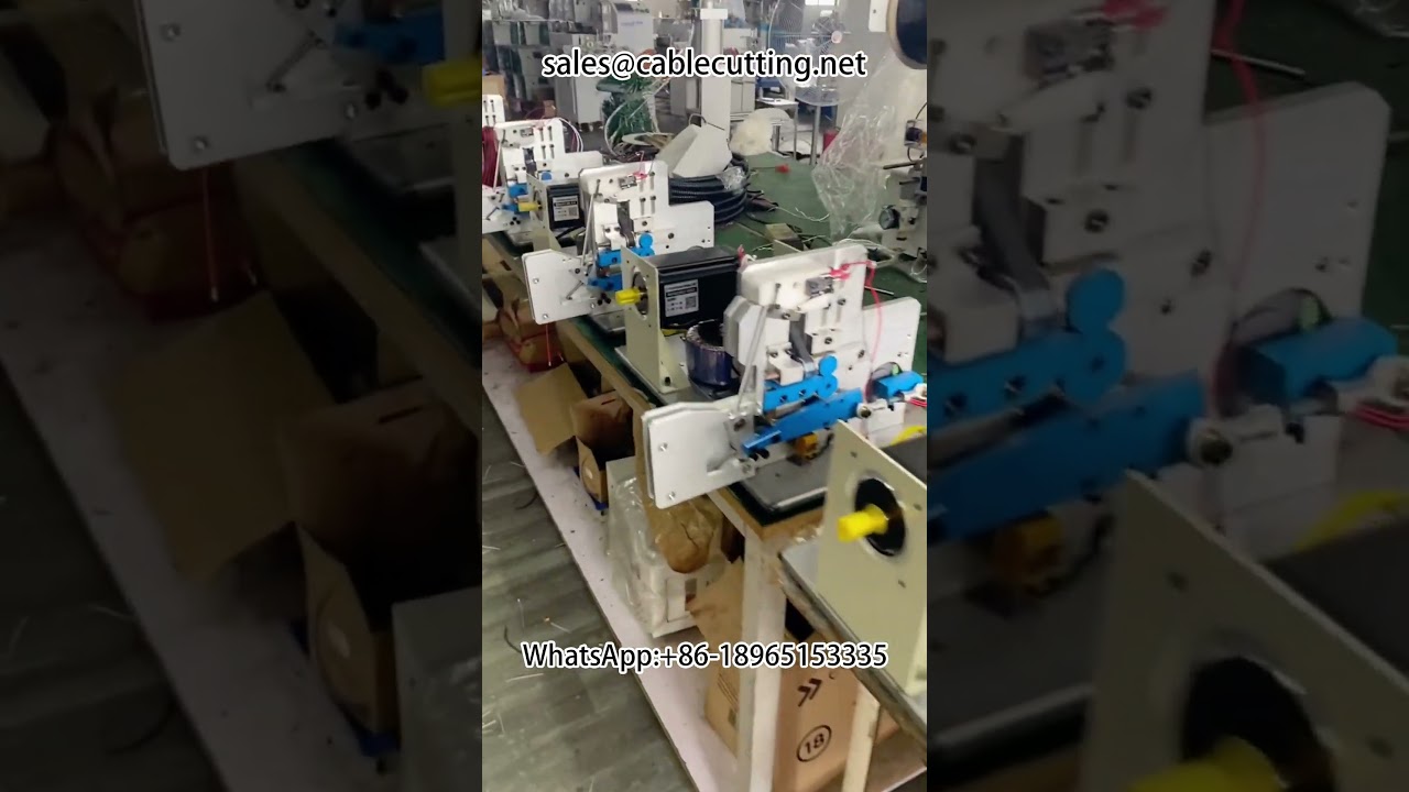 Effektiv trådlindnings- och bindningsmaskin för kabelstam | Automation