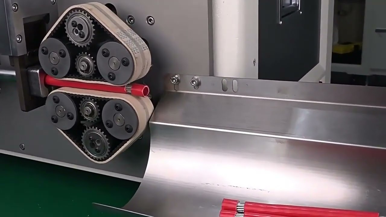 Automatisk kabelavskalnings- och kapningsmaskin 0,5–70 mm² med pekskärm – Elektrisk trådstripper