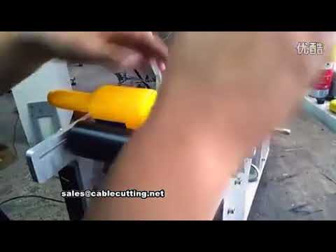 Manuell etiketteringsmaskin för runda flaskor – Instruktionsvideo