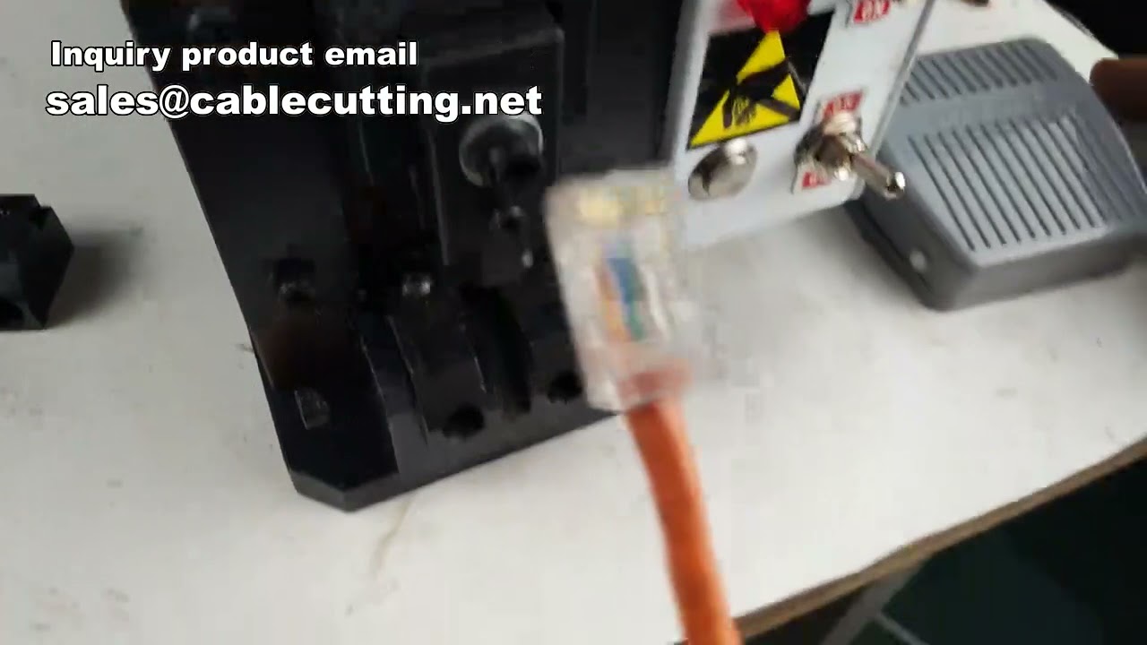 Cat6e RJ45-formningsmaskin – Kristallhuvudspress & nätverkskabeltillverkare