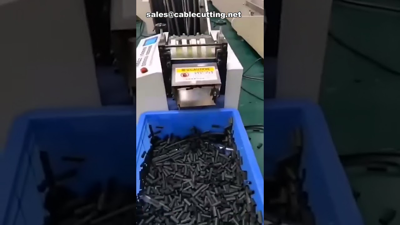 Automatisk skärmaskin för PVC-krympslang – snabb och exakt kapning