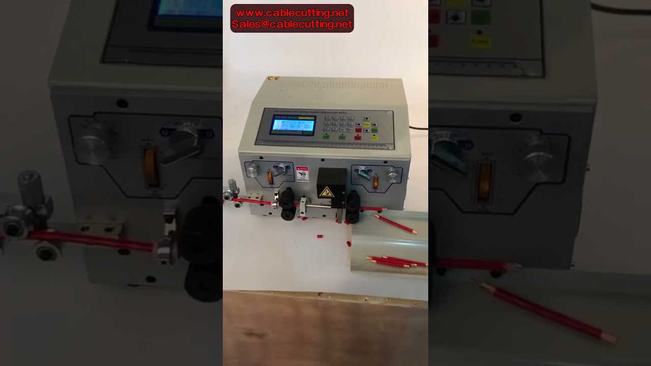 Automatisk trådavskalningsmaskin 0,2–25 mm² – 4-hjulig kabelavskalare med display