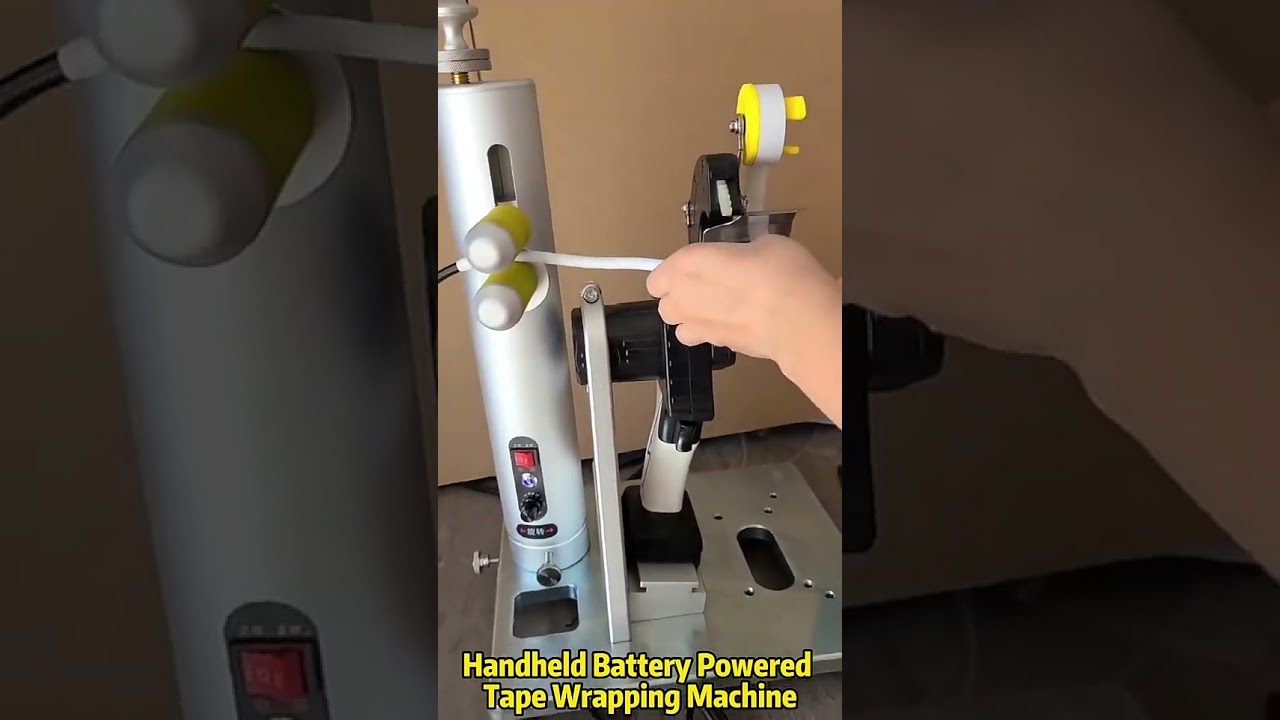 Bärbar Multifunktionell Handhållen Tejpmaskin – Batteridriven, 10–25 mm Bredd, Synkron Matning