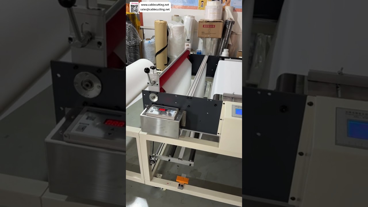 Premium Rull till Ark-skärare för Papper, Plastfilm och Non Woven Fabric - Tillverkningssetup