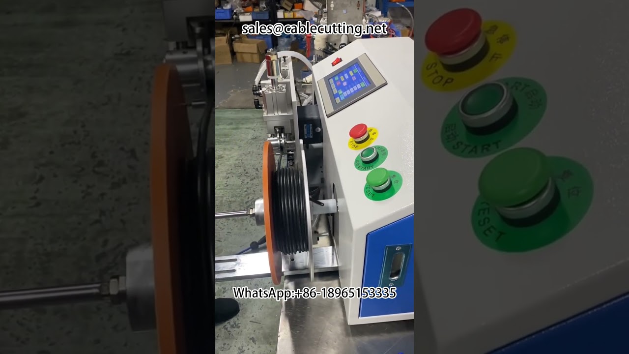 Automatisk tråd- och kabellindningsmaskin med exakt meterräkning och sekvenskapacitet