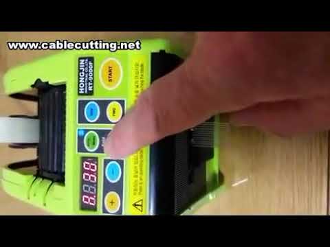 Rund Automatisk Tejpavskärare - Effektiv Dispenser för Förpackning