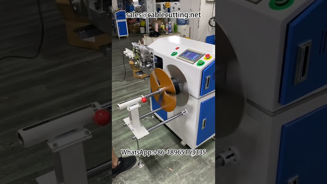 Automatisk meterräknande arrayklippning och lindningsmaskin – precisionslindning för kablar