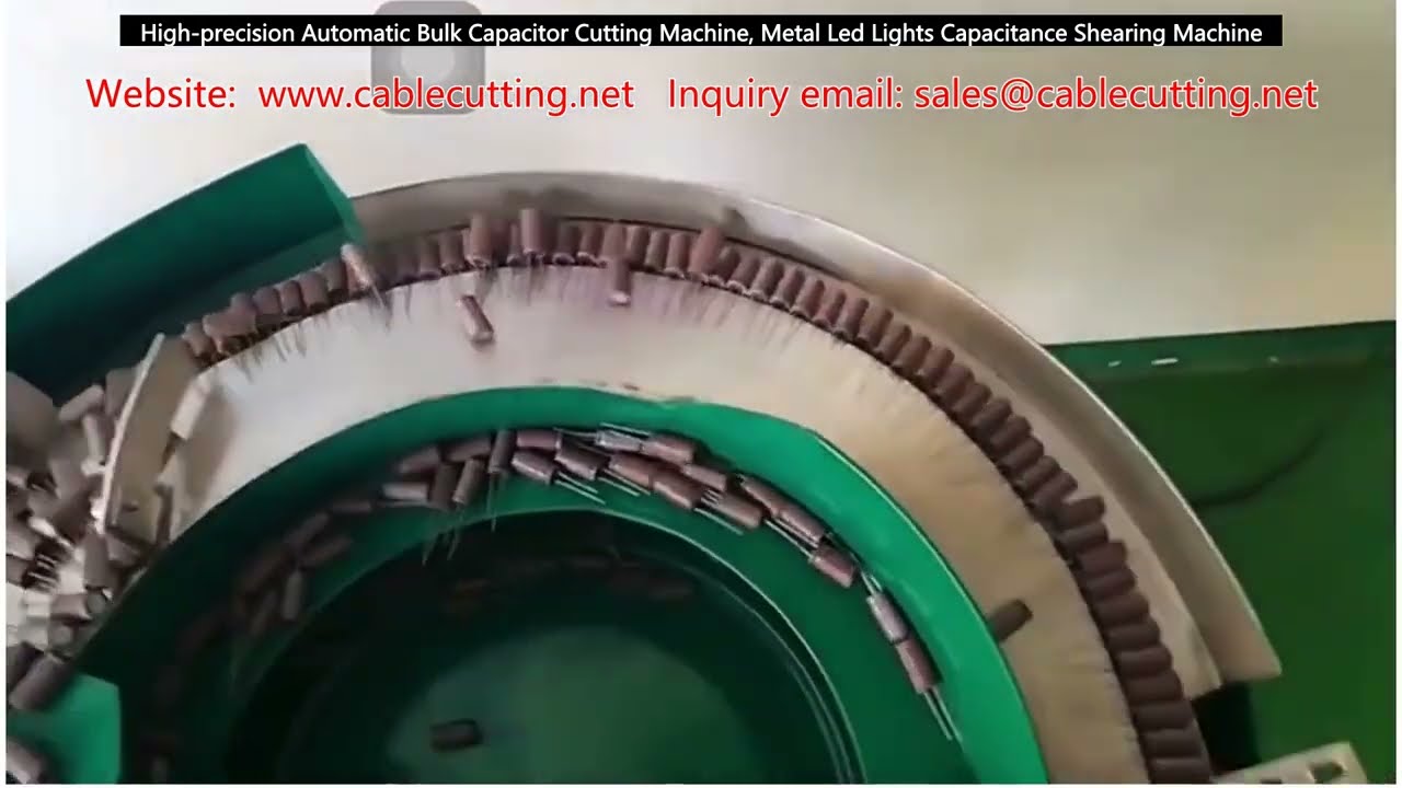 Högprecisions automatisk bulk-kondensatorskärningsmaskin för metall-LED-belysning