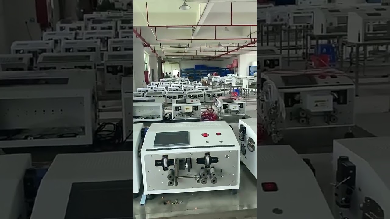 Ny 220V Dubbellinje Automatisk Kabelkapnings- & Avisoleringsmaskin 0–6 mm²