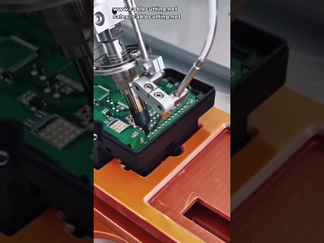3-axlad tennlödningsmaskin för PCB - Automatisk lödrobot för SMD-komponenter och LED-montering