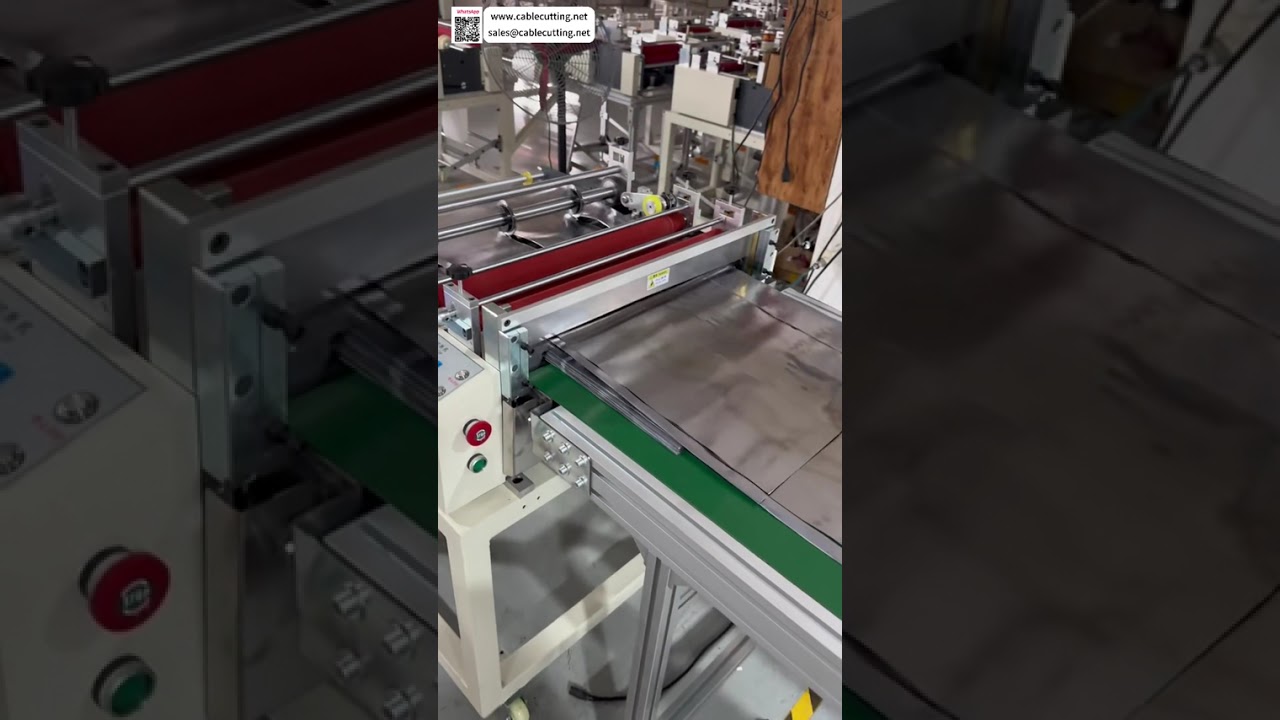 Tung rotationsskärmaskin för blyplåt med meterräknare och exakt längdkontroll – kraftfull och precisionsstyrd industriell kapning