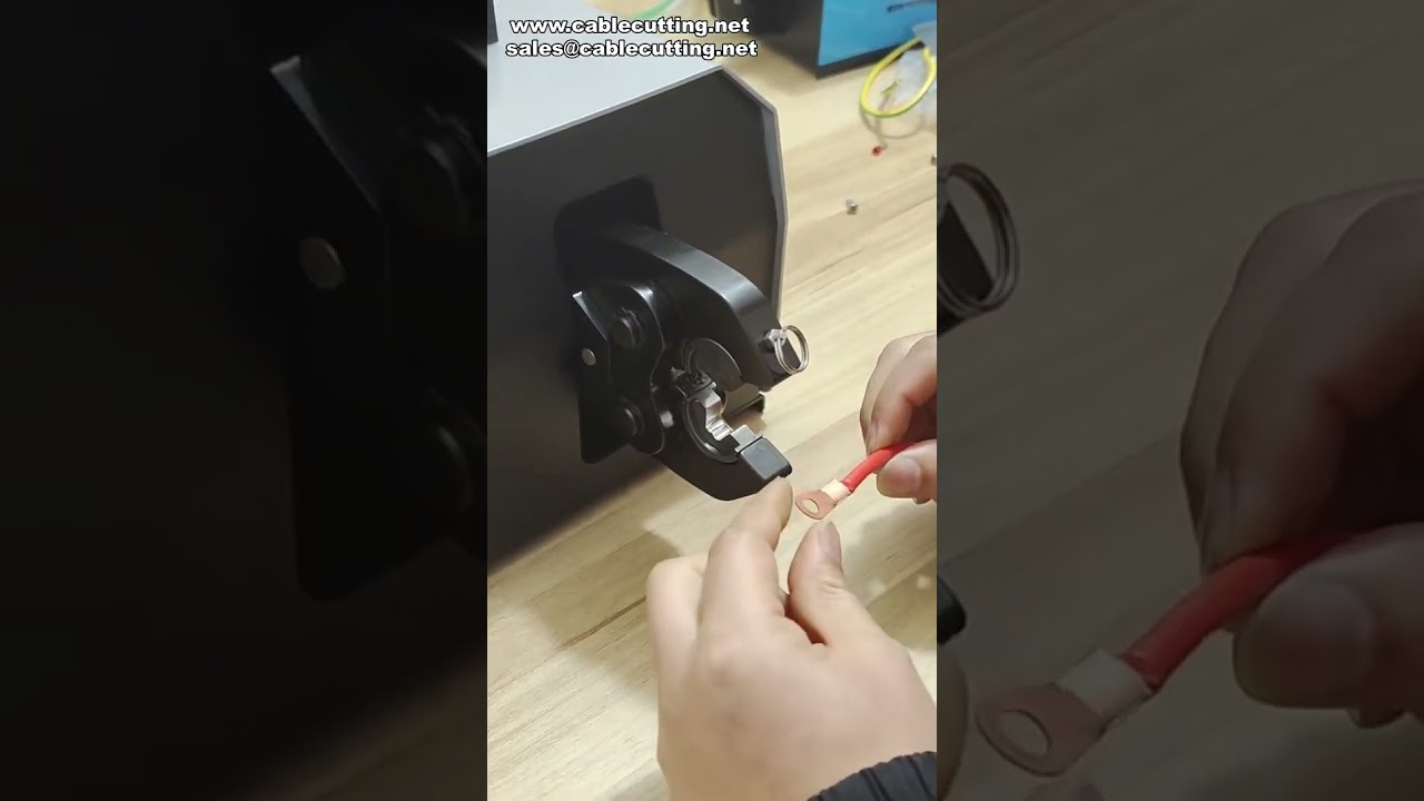 120L Pneumatisk Kabelsko Crimpare för Öppna Lugs 5–300A