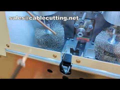 Effektiv flettborstnings- och vändmaskin med kopparfolieinlindning – automatisera din kabelproduktion