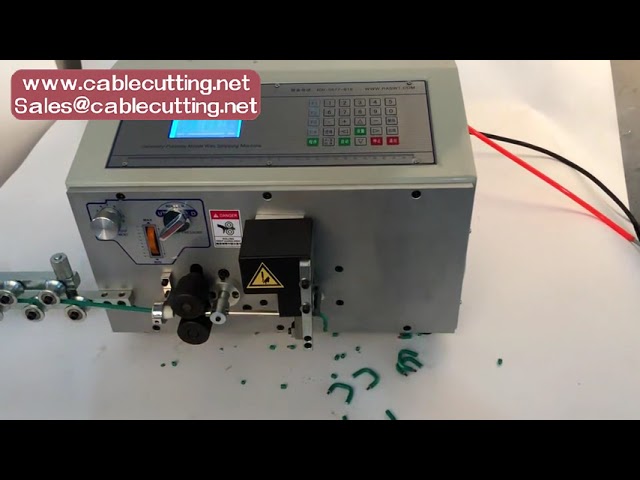 Automatisk kabelavskärnings-, avskalnings- och bockningsmaskin - Effektiv trådbearbetning
