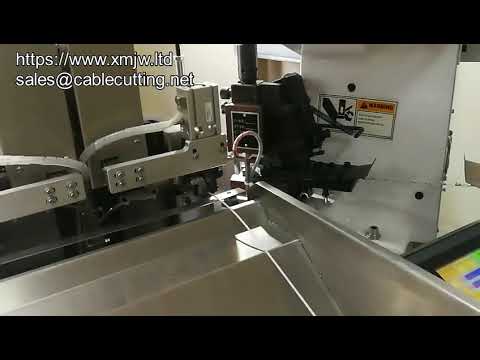 Full Automatisk Horisontell Kabelkapnings-, Avskalnings- och Terminalpressmaskin – Rak F-modell