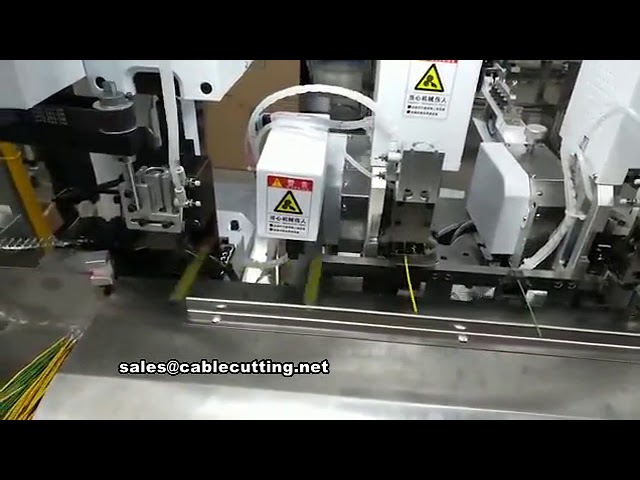 Automatisk tvåänds terminalpressning och sammanfogningsmaskin – Effektiv kabelhantverksmaskin