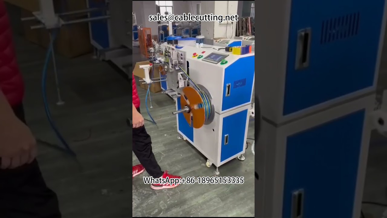 Automatisk meterräkning, sortering, kapning och lindning av kablar och slangar
