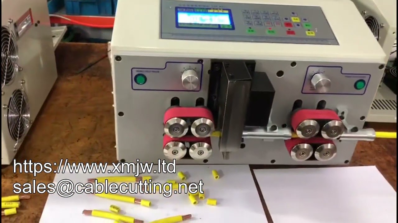 WPM 04XL Högprecisionsmaskin för Automatisk Kapning och Avskalning av Stora Kopparkablar