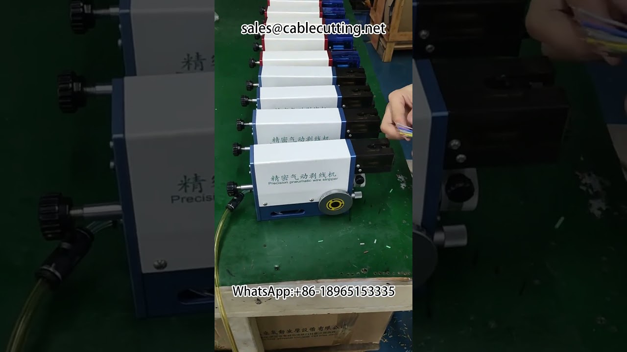 Pneumatisk avisolermaskin för kablage | Automation & produktion