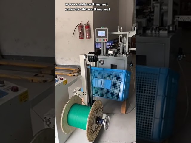 60 kg avlindningsmaskin, trådskärnings- och avisoleringsmaskin, rörskärningsmaskin, terminalmaskin – komplett automation