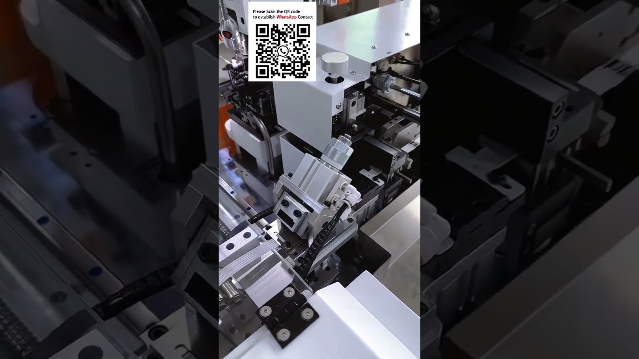 Helautomatisk 5-trådig parallell krymp- & tinningsmaskin | Bandkabelprocessor