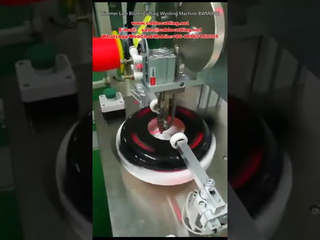 BWM0001 – Automatisk maskin för kapning, lindning och blisterförpackning av trimmerlinor