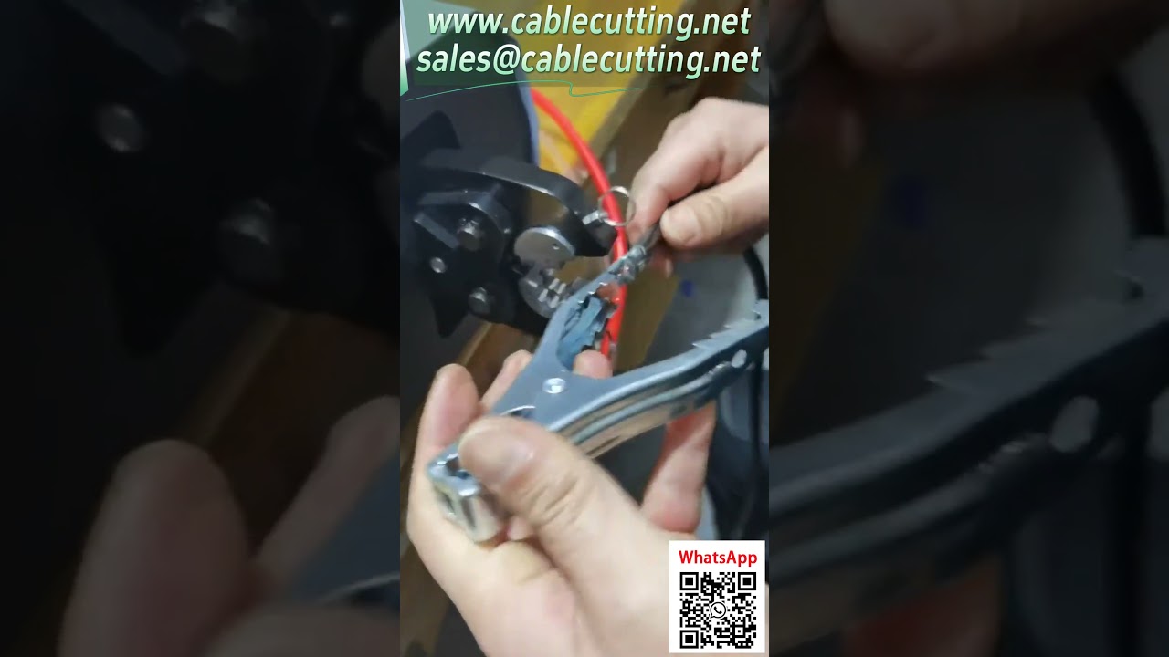 Pneumatisk terminalpressmaskin – pressar krokodilklämmor med steg i en operation #fabriksvideo #automatiseringsutrustning