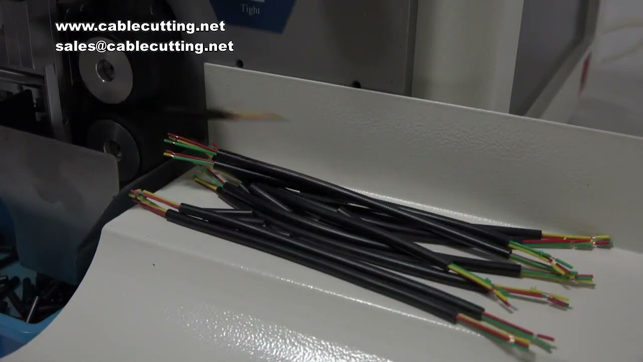 Högpresterande automatisk kabelavskalningsmaskin 3-10mm, 220V/110V, 500-1000 st/h – Åttahjulsdrift