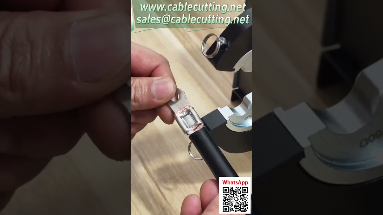 500A hydraulisk kabelskärmaskin – Punktpressningstest | Industriella verktyg