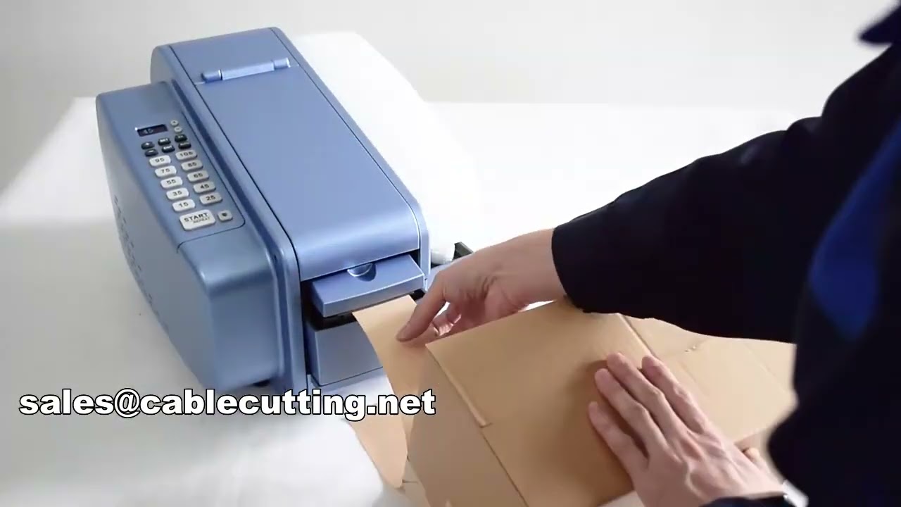 Vattenaktiverad gummerad tejpdispenser – effektiv kartongförslutning