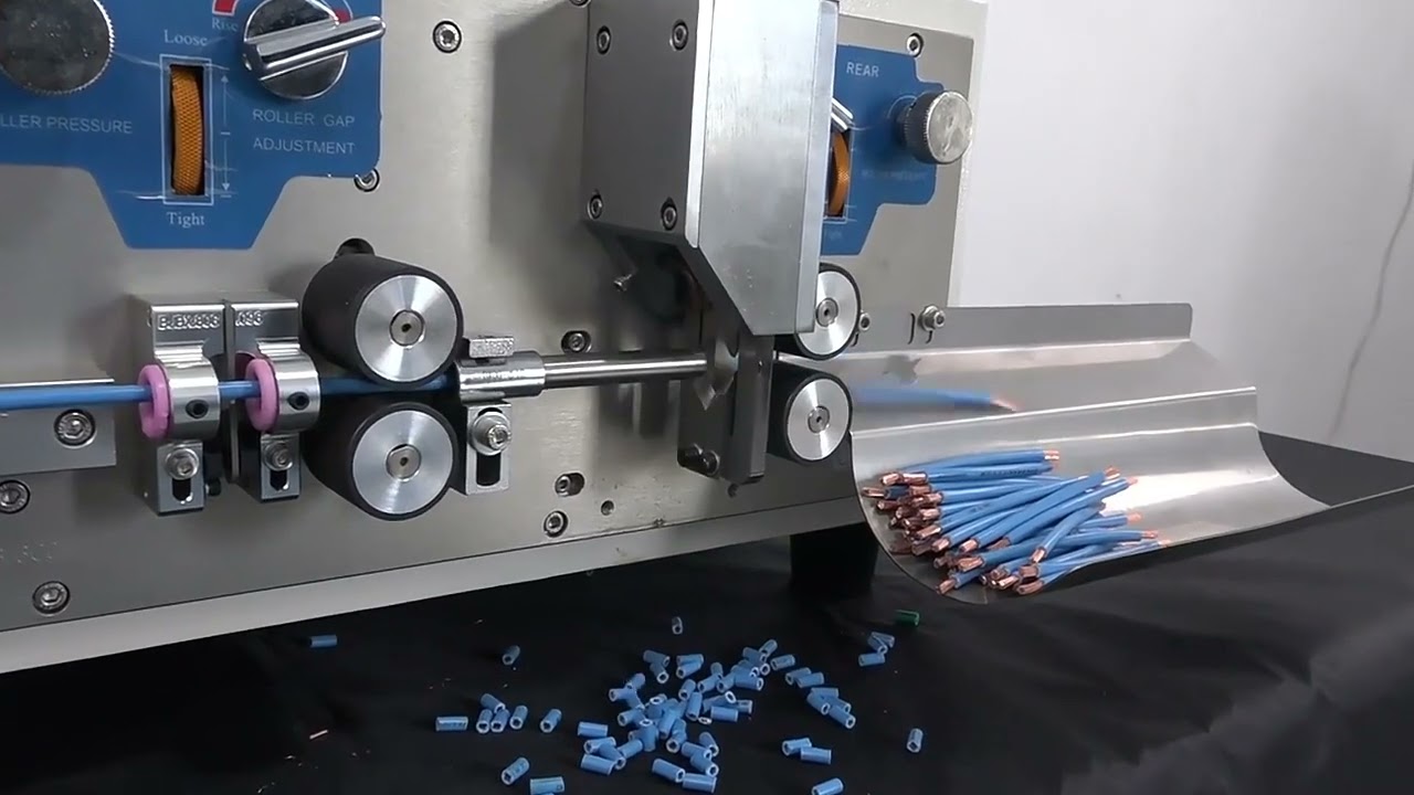 16 mm² automatisk trådavskalningsmaskin med 16-tums pekskärm – precision 0,1 mm för skärning och skalning