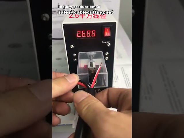 Trådavskalningsmaskin för elkablar – Högprecisionsmaskin för effektiv kabelavskalning