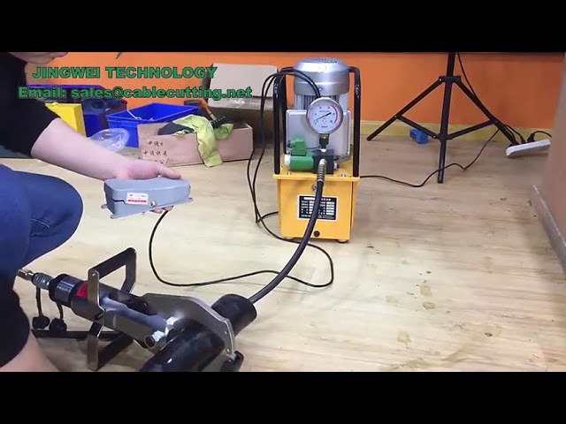 HHB 700A – Elektromagnetisk hydraulpump 380V med fotpedal (7L)