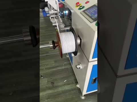 Automatisk traverserande kapnings- och rullningsmaskin med mätarfunktion för koaxialkablar | #koaxialkabel #automation