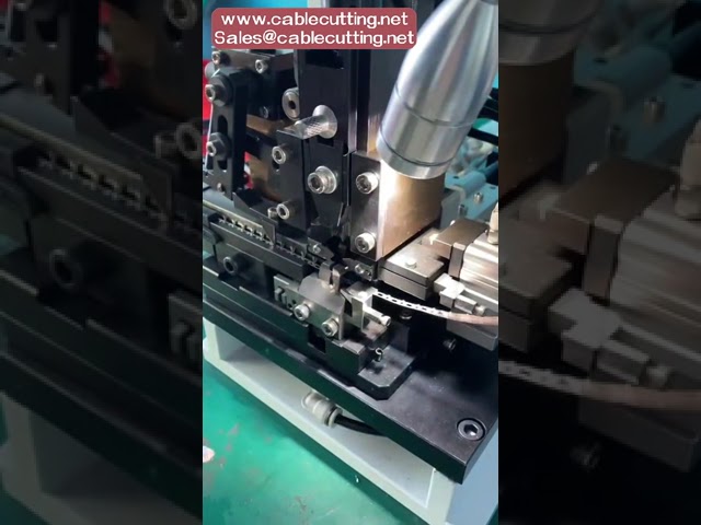 Semiautomatisk avisolerings- och terminalspressmaskin med OTP-automatisk peeling