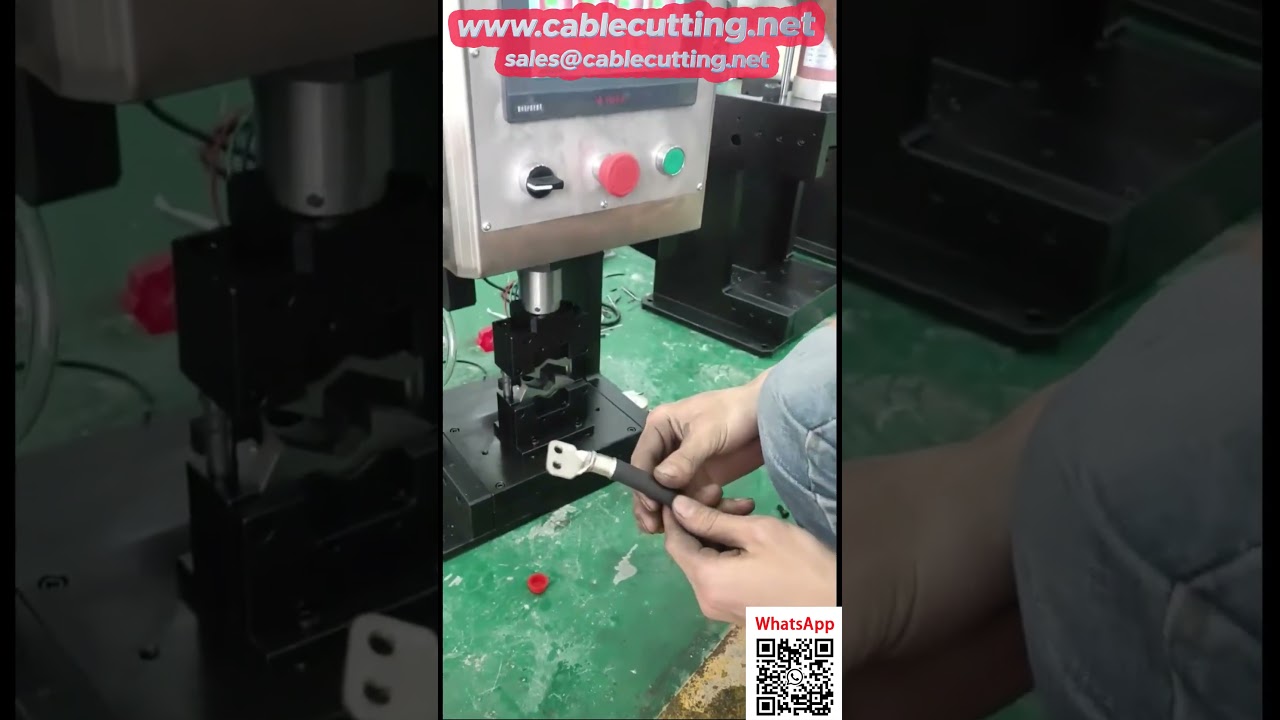 50 mm² CNC hydraulisk terminalkrympmaskin – inget verktygsbyte krävs