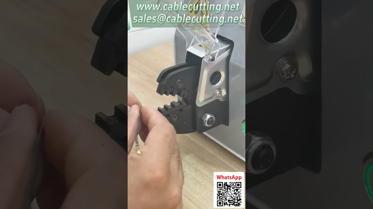 Elektrisk terminalpress – 1,6 ton, utbytbara verktyg – Plug-and-play för effektiv automation