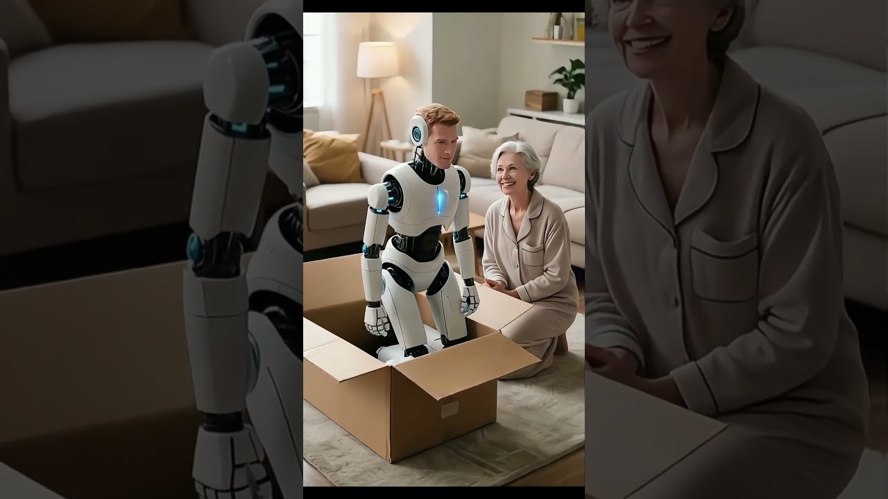 Leveransen som bröt ensamheten ❤️ #Framtidsteknik #Äldreomsorg #Ensamhet #Robotik
