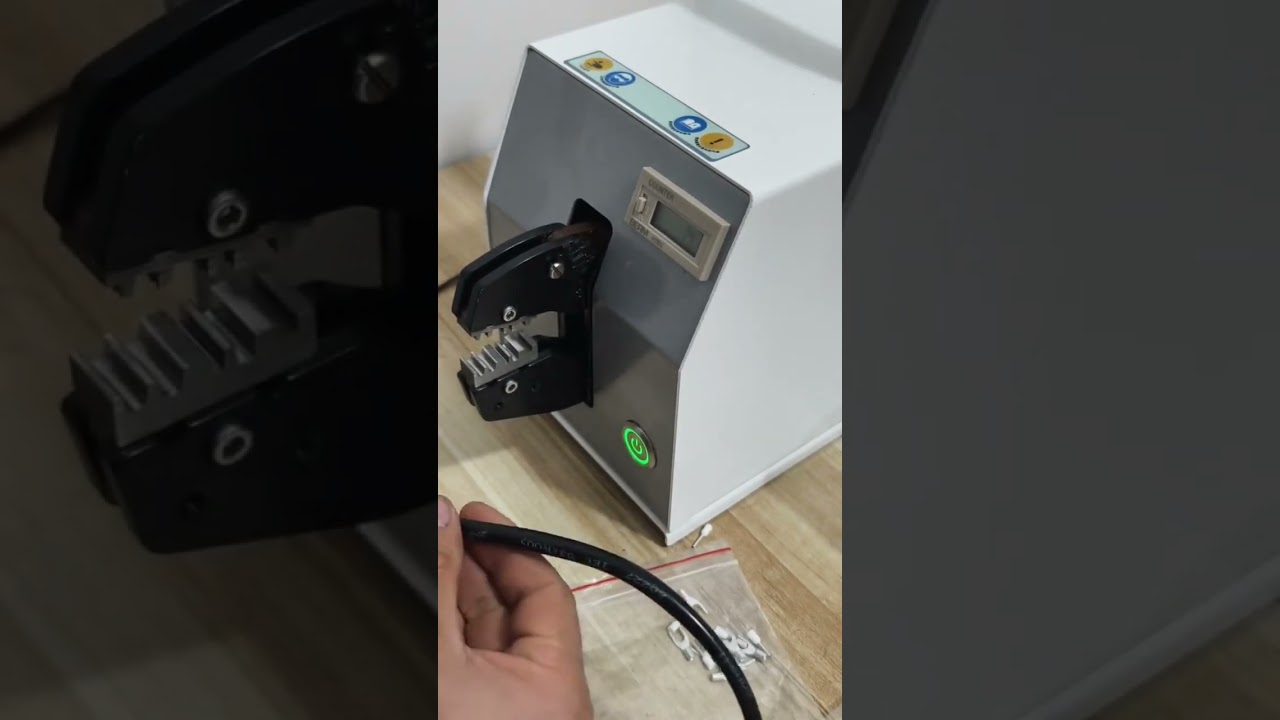 Anpassad dynlösning för elektrisk terminalkrympmaskin – för rör- och barterminaler | #fabrik #maskin